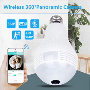 Light Bulb Shape Security Camera with Mobile App