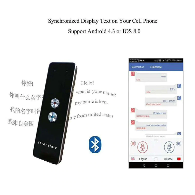 Real Time Voice Multi-Languages Translator - 40 Languages