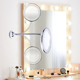 10X Magnifying LED Mirror